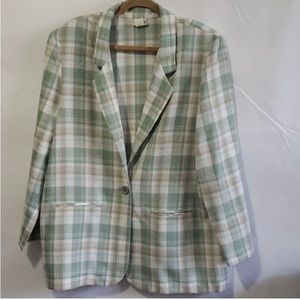 Green Plaid Jacket